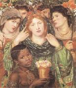 Dante Gabriel Rossetti The Bride (mk09) oil on canvas